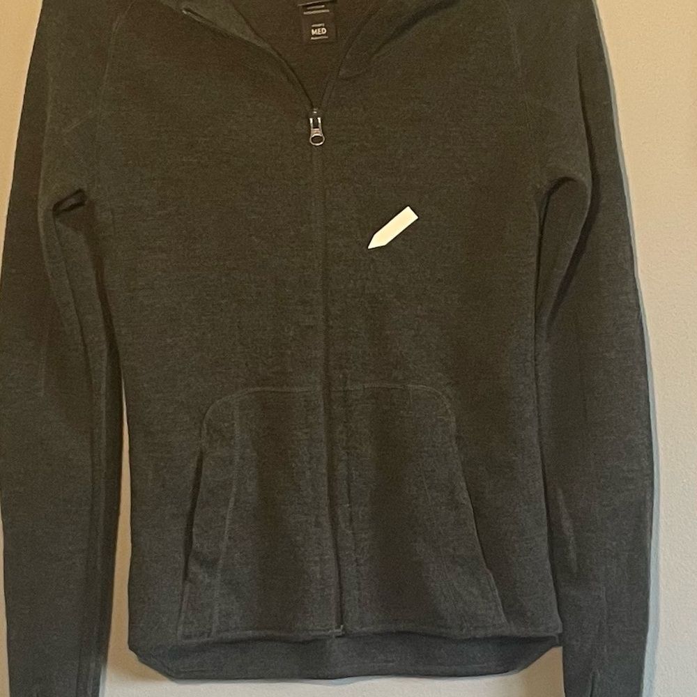 Triple Aught Design Dark Gray Merino Wool Full Zip Hoodie Women’s Medium - Picture 7 of 12